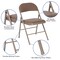 Emma and Oliver 2 Pack Home & Office Portable Vinyl Folding Metal Event Chair